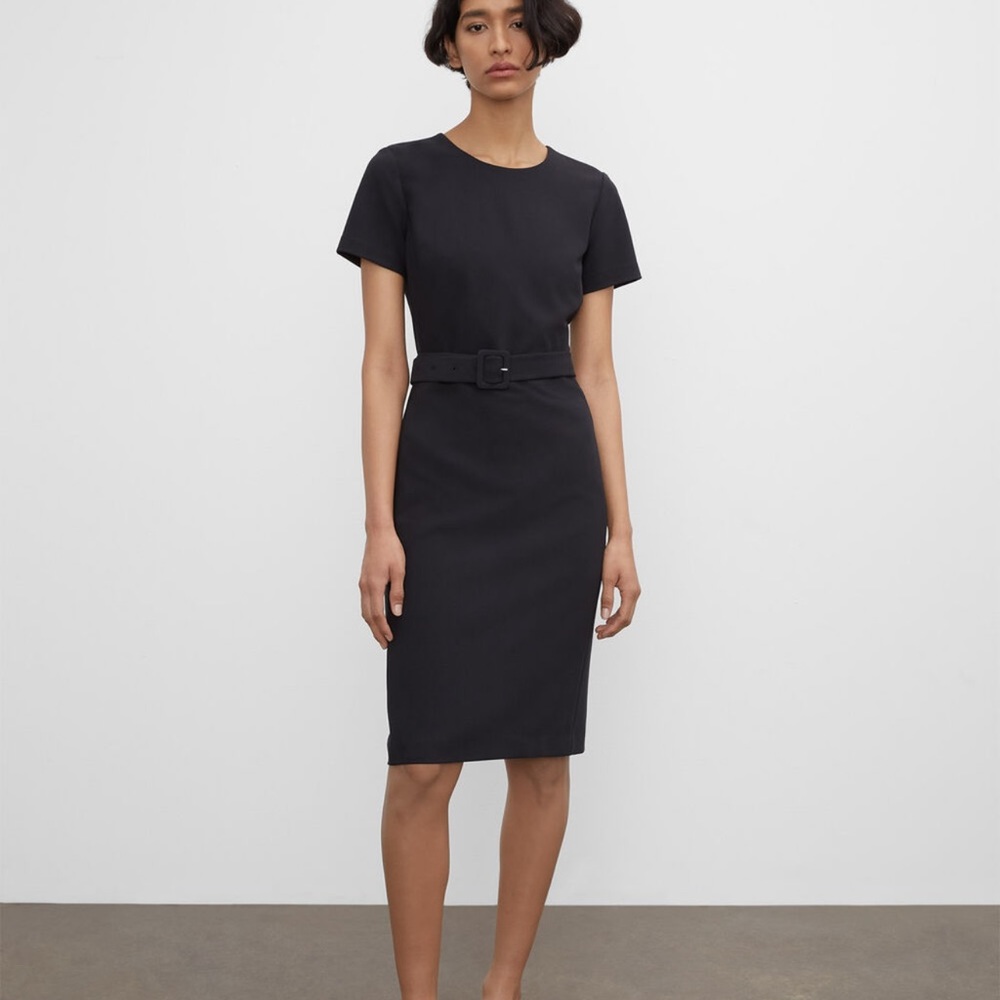 Club Monaco Black Sheath Dress